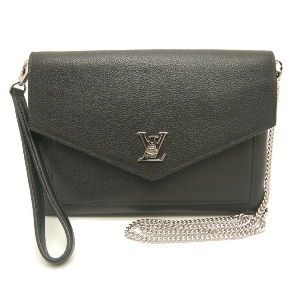 Louis Vuitton Pochette My Lock Me Calf Noir Crossbody